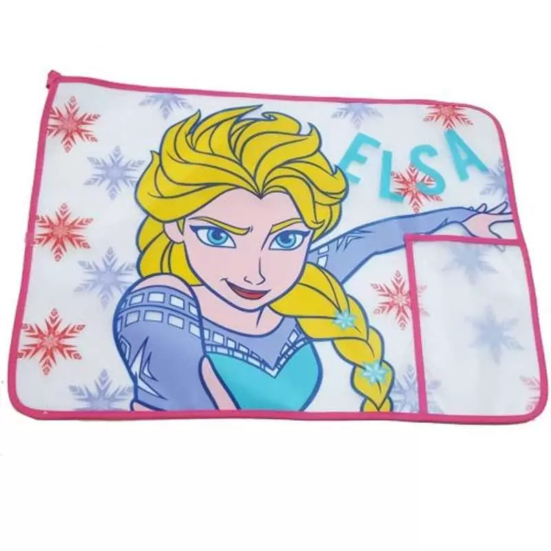 TOVAGLIETTA FROZEN CON TASCA PVC E TESSUTO