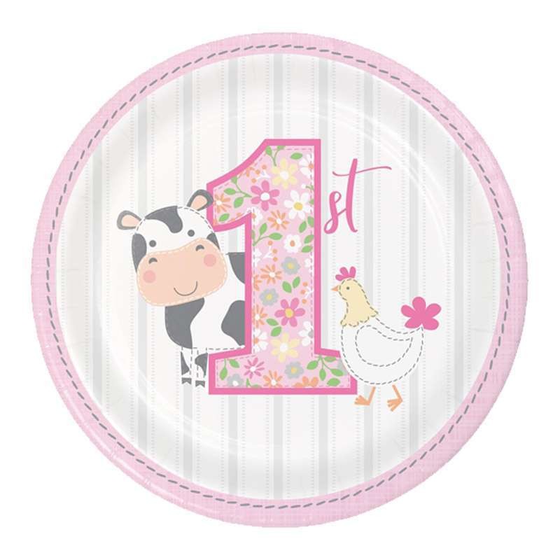 PIATTINI DESSERT FATTORIA 1 ANNO ROSA FARMHOUSE - 40 PZ