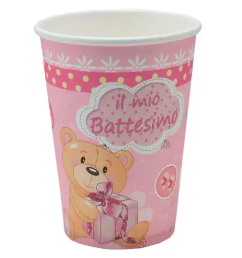 Bicchieri Teddy rosa