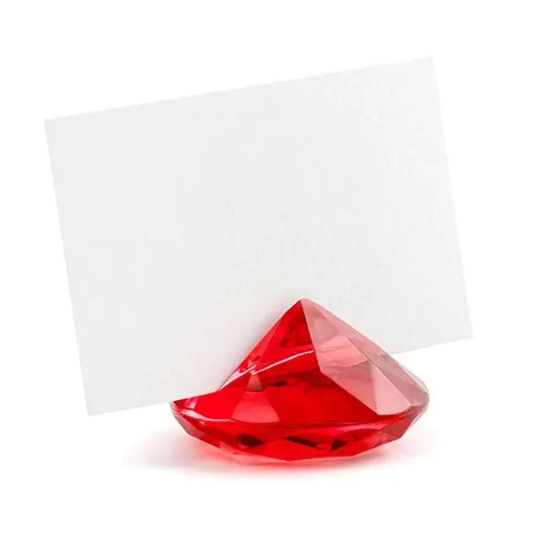 SEGNAPOSTO DIAMANTE ROSSO SPOSI WEDDING SDW40-007 50 PZ