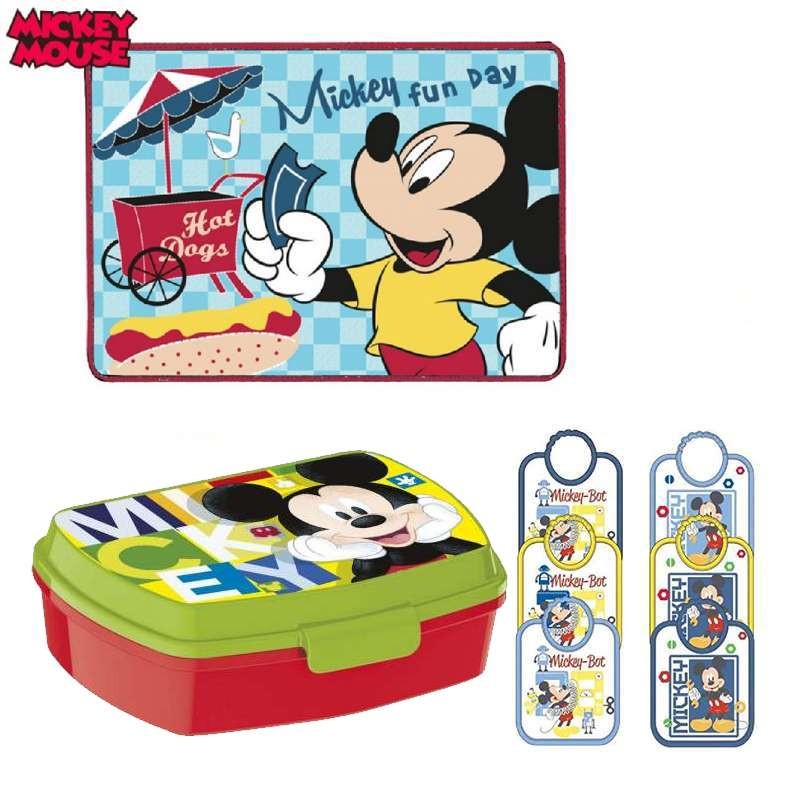 Box Merenda Disney Topolino Porta Pranzo Mickey Mouse