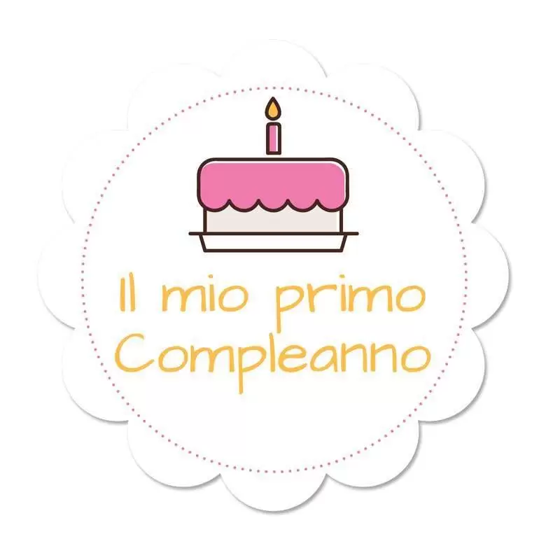 BOLLE DI SAPONE CUORE ROSA PRIMO COMPLEANNO ROSA - 48 PZ