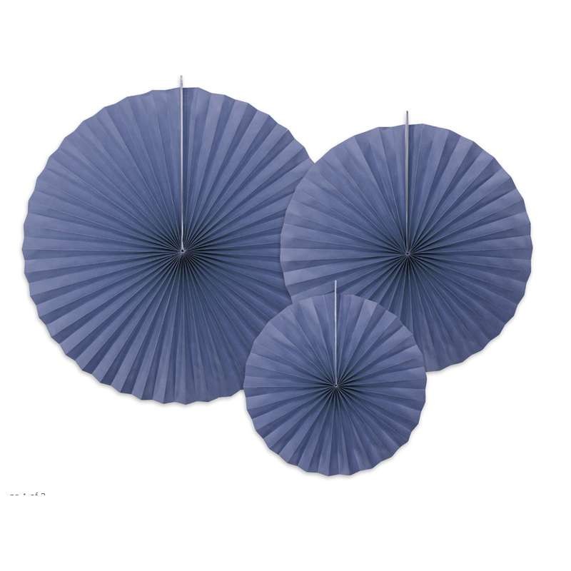 ROSONI DI CARTA BLU NAVY 40 32  23 CM - 3 PZ