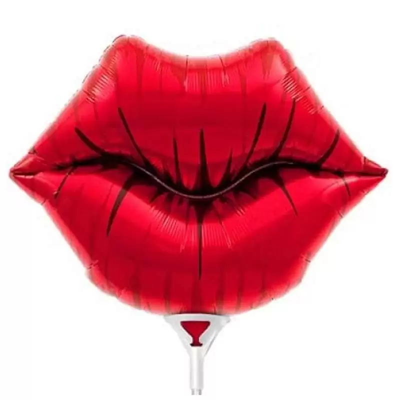 Mylar labbra rosse