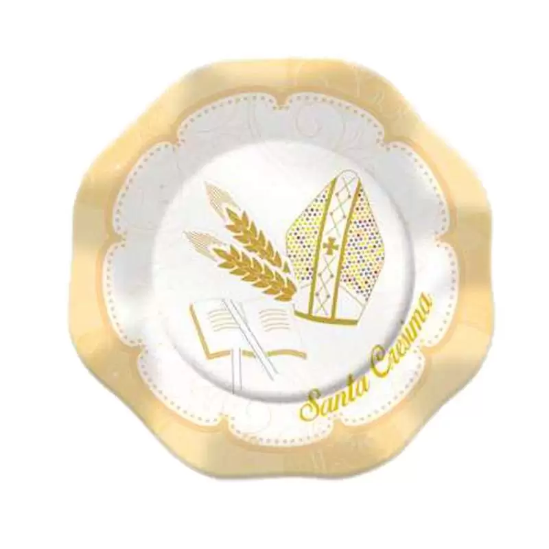 PIATTINI DESSERT SANTA CRESIMA NEW 40 PZ