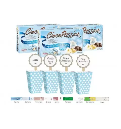 CONFETTATA CON SEGNAGUSTI – KIT FAI DA TE
