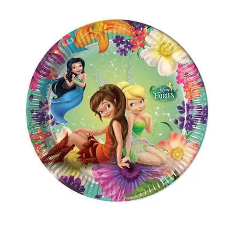 PIATTINI DESSERT DISNEY FAIRIES MAGIC TRILLY 40 pz