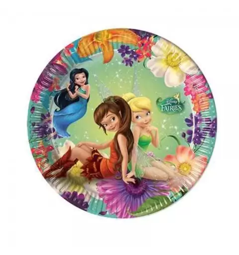 PIATTINI DESSERT DISNEY FAIRIES MAGIC TRILLY 40 pz