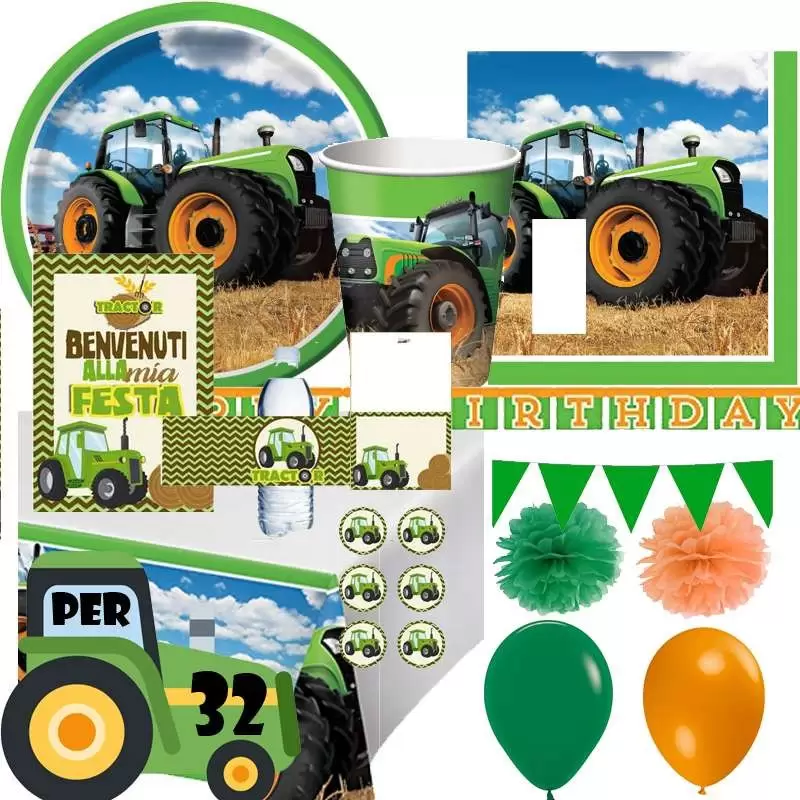 KIT N.73 TRATTORE - CON FESTA DI CARTA