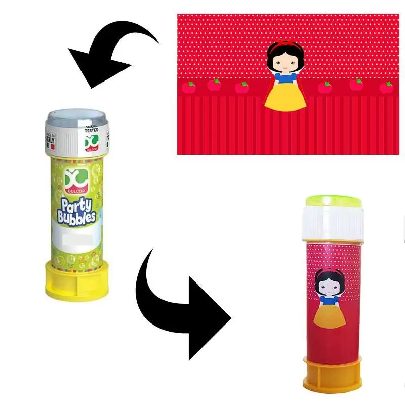 Bolle di sapone Biancaneve