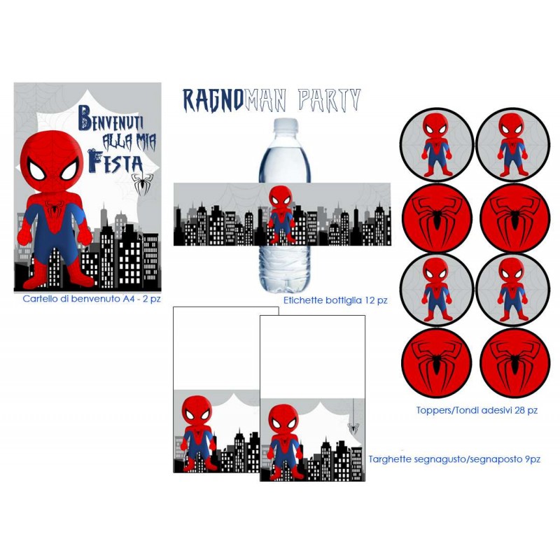 Festa di carta Spiderman