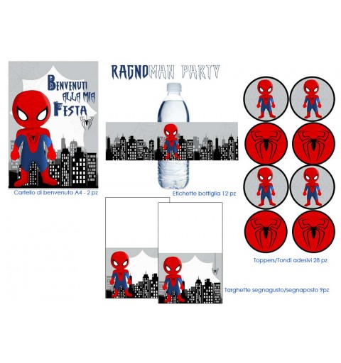 Festa di carta Spiderman