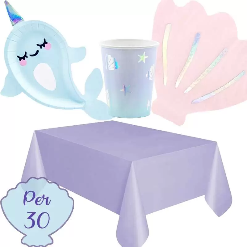 kit n.3 narvalo unicorno del mare