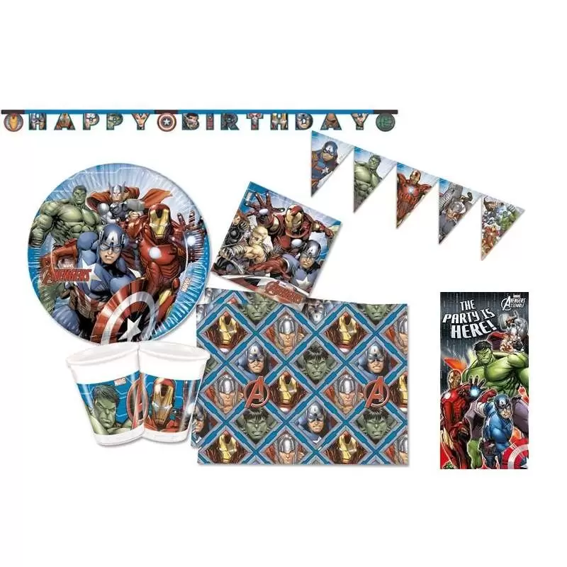 KIT AVENGERS COMPLEANNO BAMBINO
