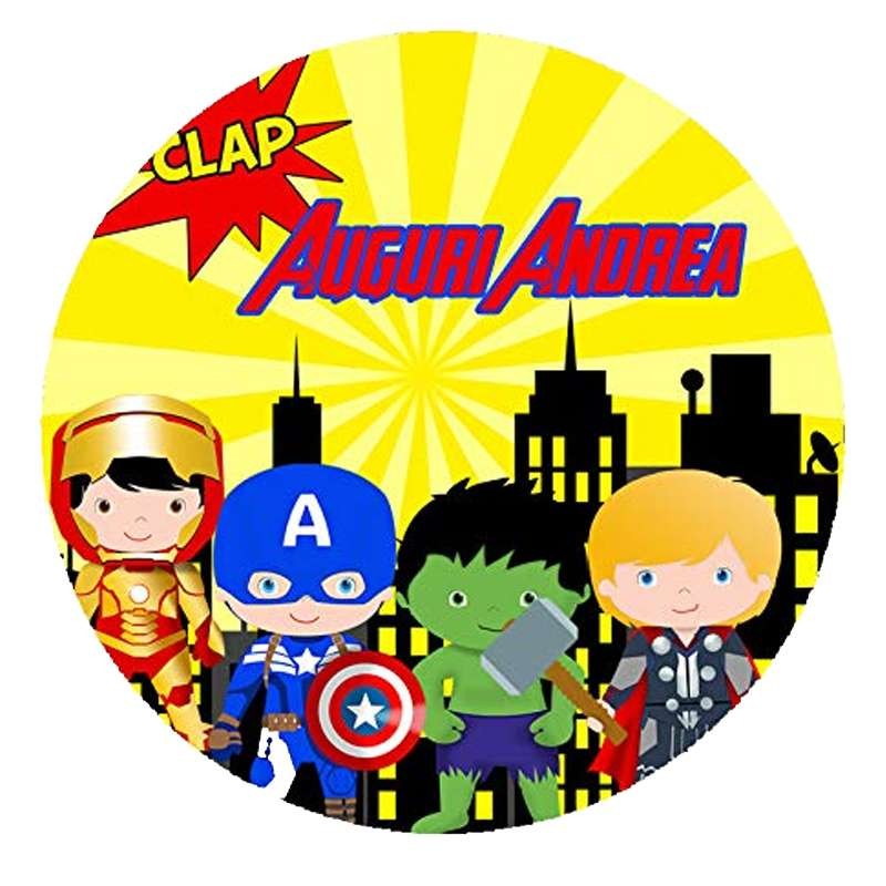 Cialda super eroi Avengers