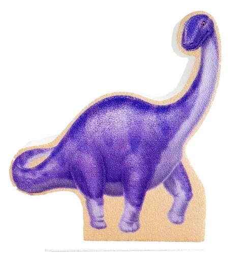 Dinosauro brontosauro viola in polistirolo