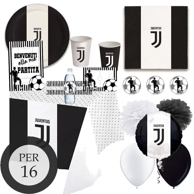 Kit n.70 Juventus con festa di carta