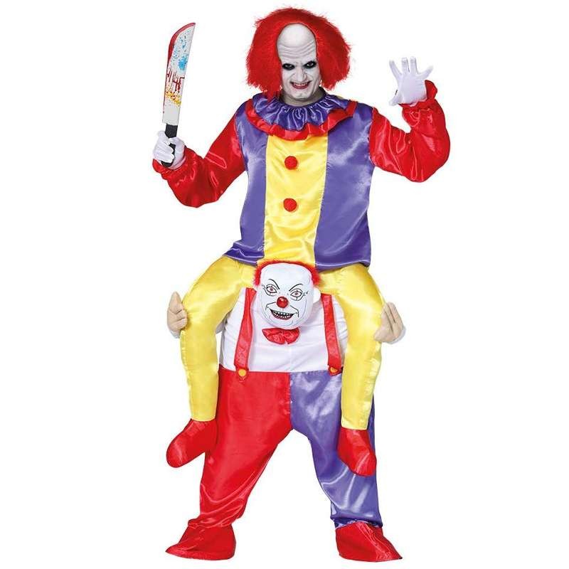 Costume clown a cavalcioni