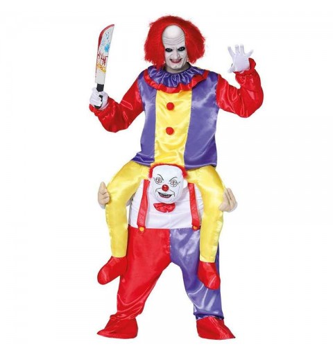 Costume clown a cavalcioni