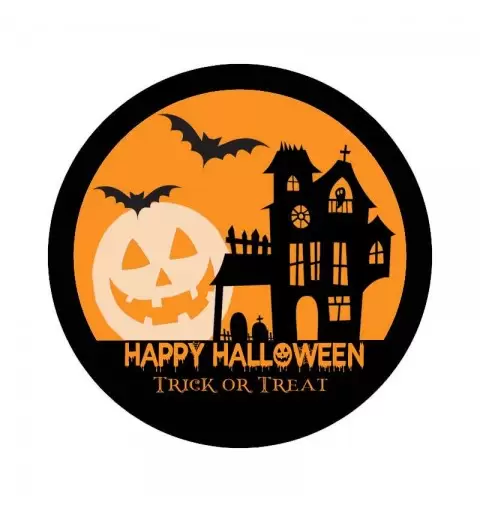 Adesivo tondo Halloween