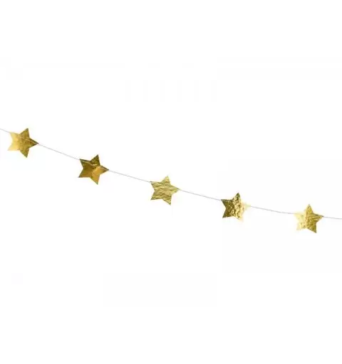 Ghirlanda stelle oro