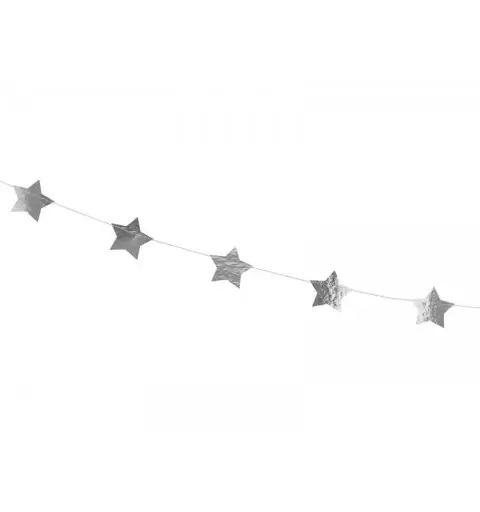 Ghirlanda stelle argento silver