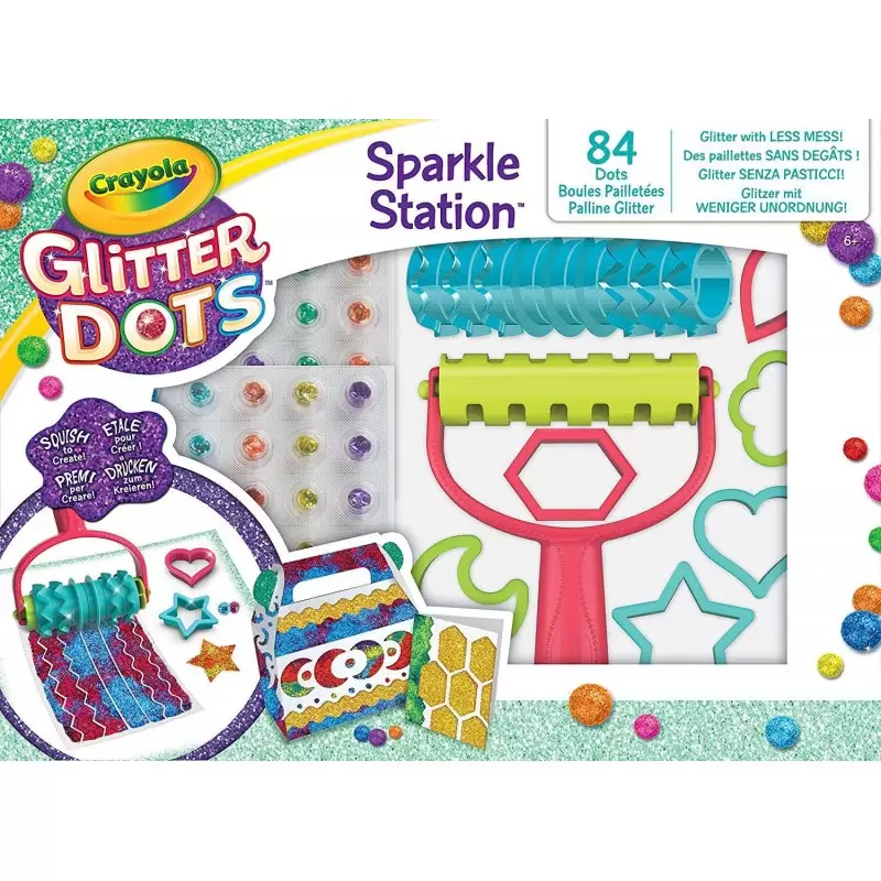 Crayola glitter dots