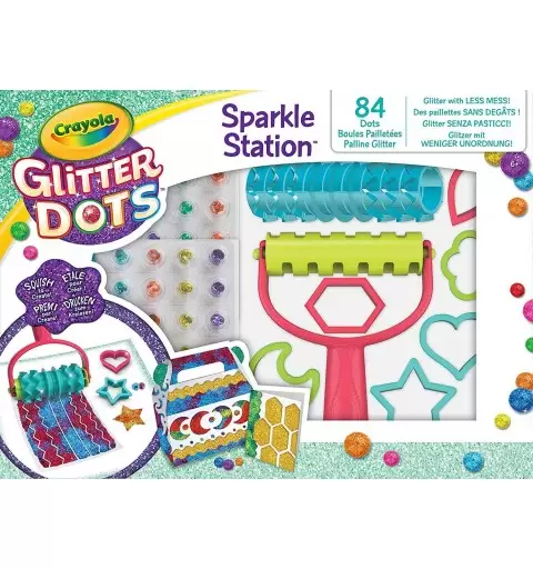 Crayola glitter dots