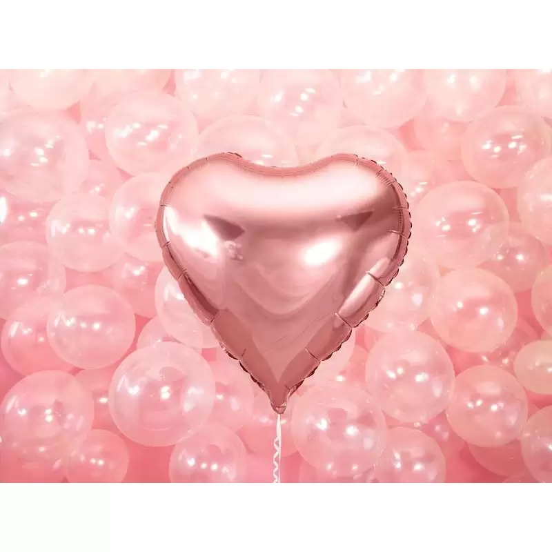 Foil cuore rose gold