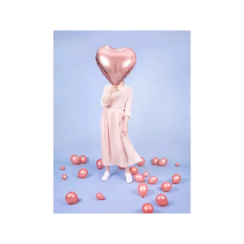 Foil cuore rose gold