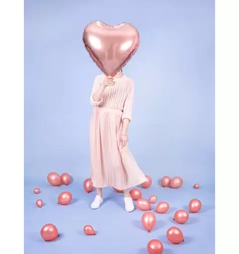 Foil cuore rose gold