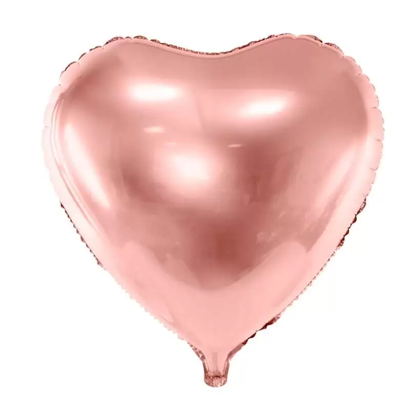 Foil cuore rose gold