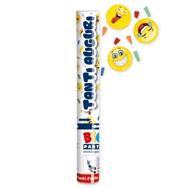 TUBO CANNONE EMOTICON SMILE