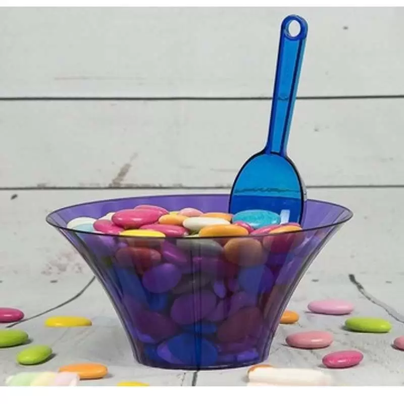 Contenitore viola caramelle confetti