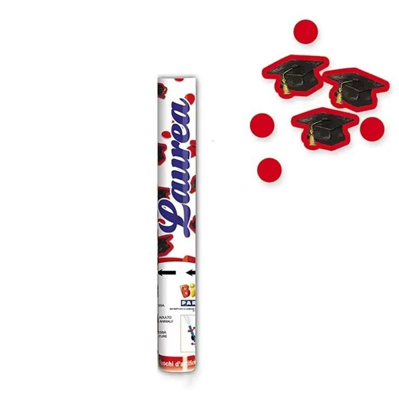3 TUBI SPARACORIANDOLI LAUREA 50121