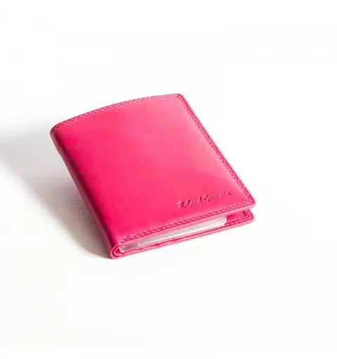 08430 PORTATESSERE  PORTA CARTE BANCONOTE IN PELLE VARI COLORI PORTAFOGLIO 