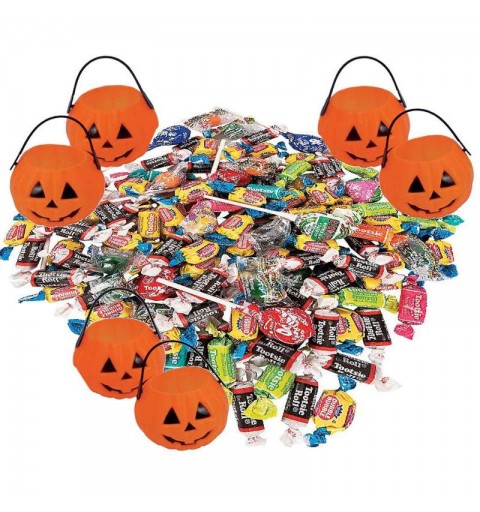 Zucche e caramelle per Halloween