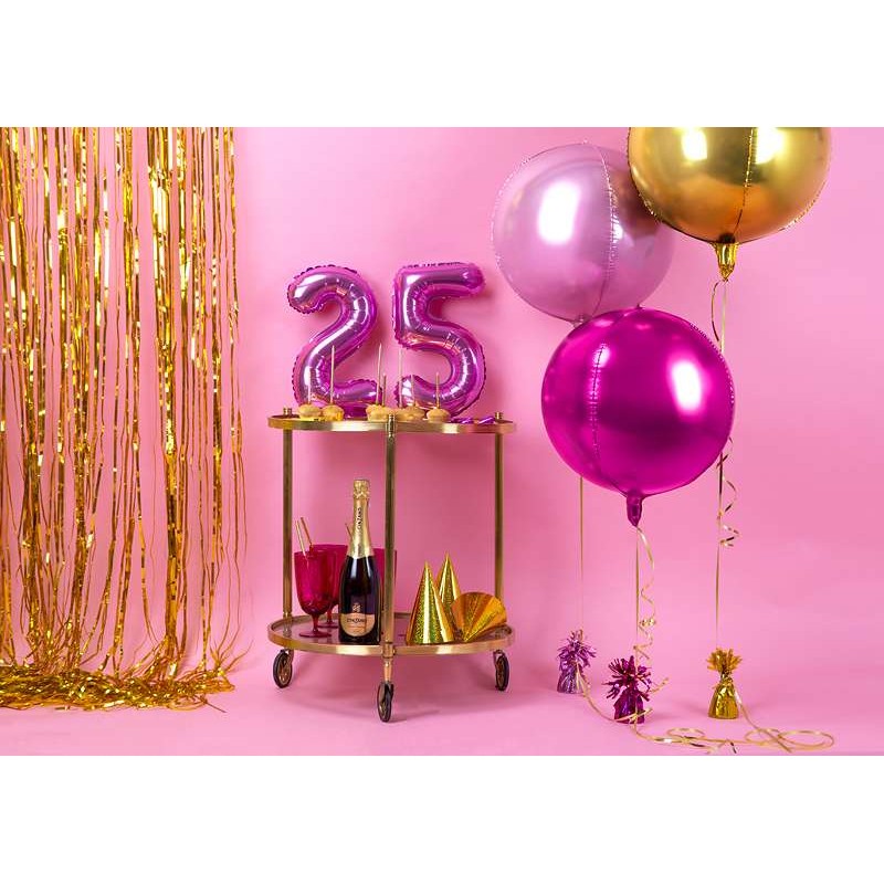 Foil palla dark pink