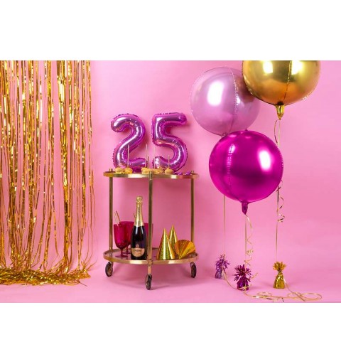 Foil palla dark pink