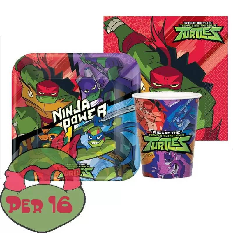 KIT COMPLEANNO BAMBINO TARTARUGHE NINJA 