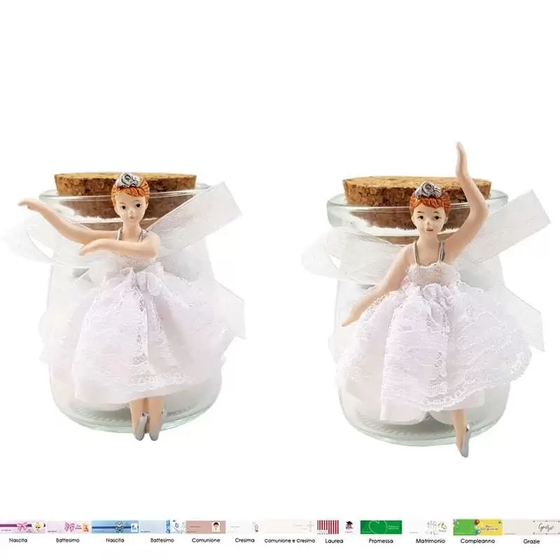 Bomboniere Ballerina con anforette