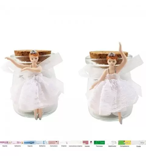 Bomboniere Ballerina con anforette