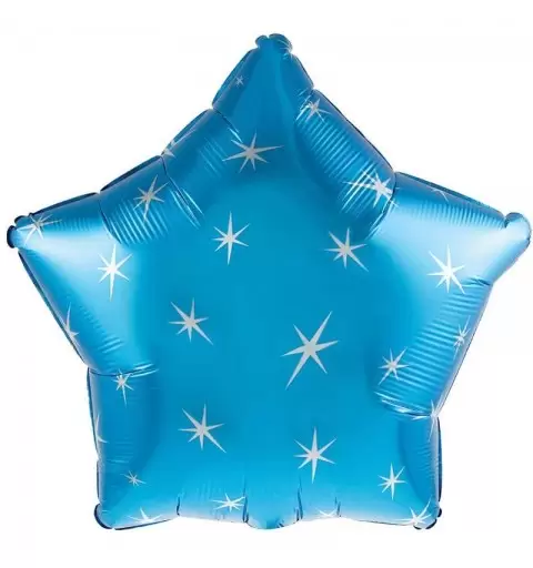 Foil stella blu sparkle