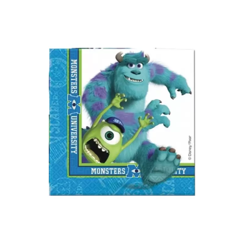 COORDINATO TAVOLA FESTA BAMBINO MONSTERS UNIVERSITY