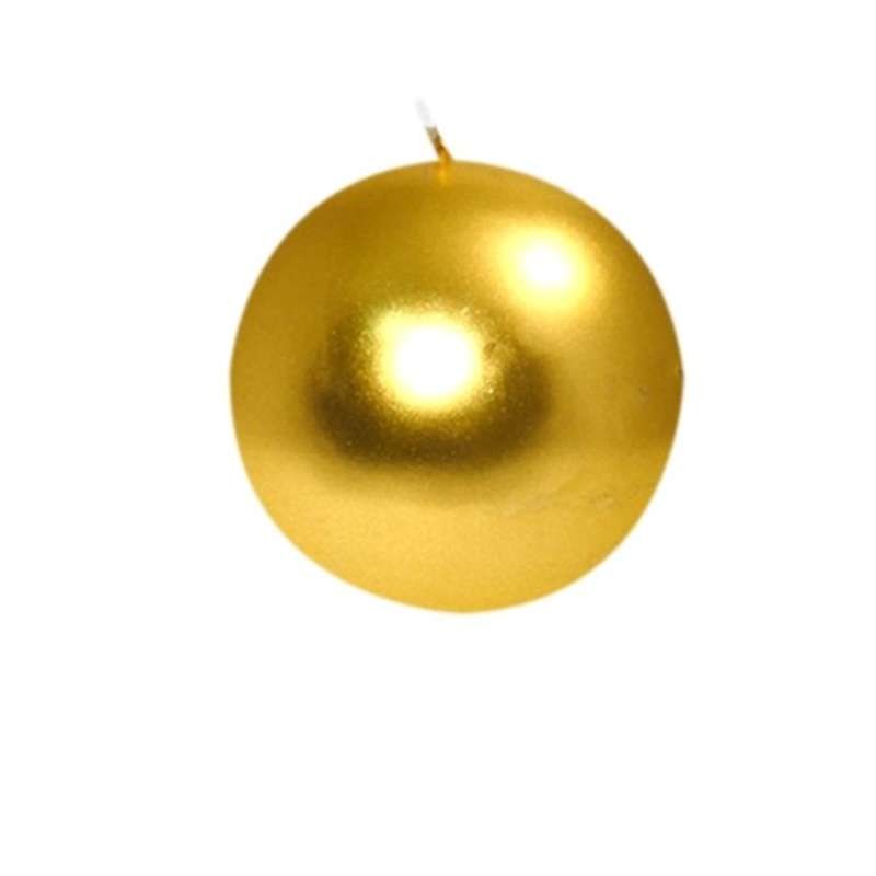 Candele sfera oro metal