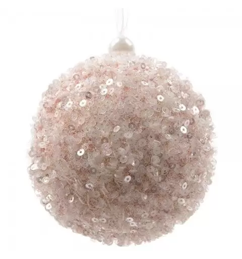 PALLINA ROSA CIPRIA GLITTER PAILLETTES KM-45611 - 1 PZ