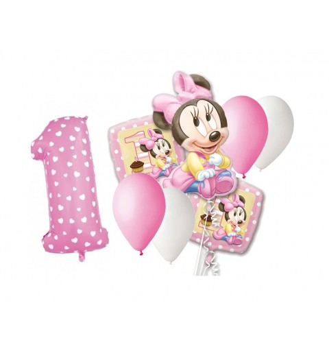 BOUQUET PALLONCINI MINNIE BABY N 4 
