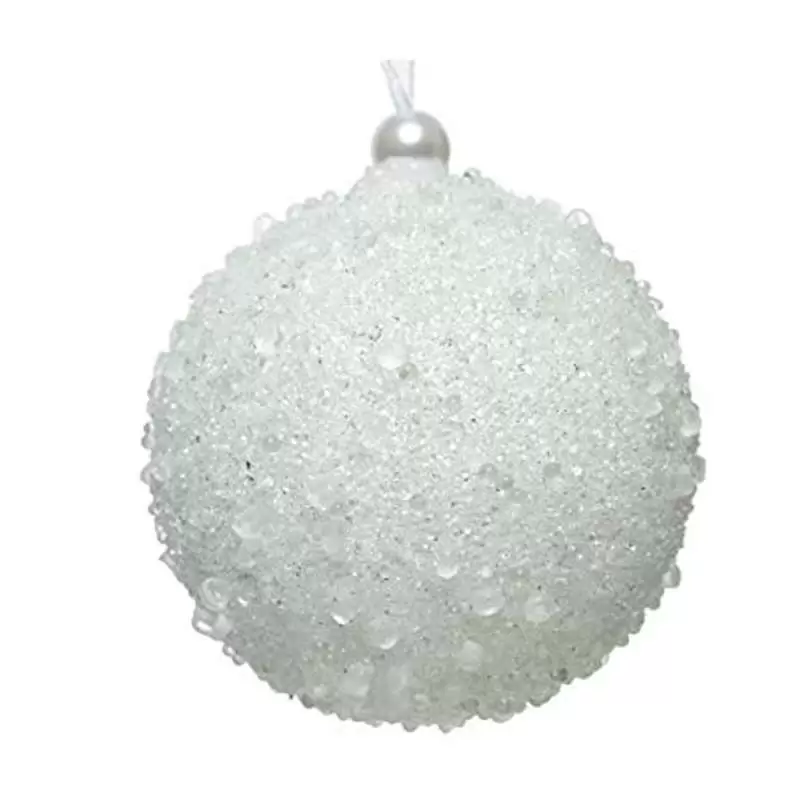 Palline natalizie bianche