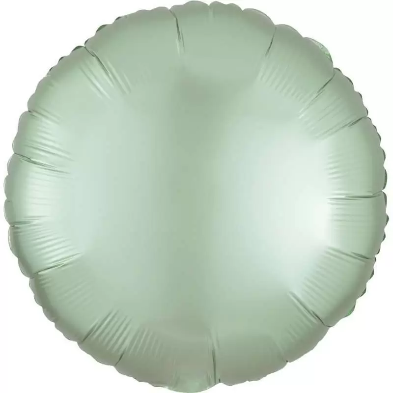 Foil tondo mint green