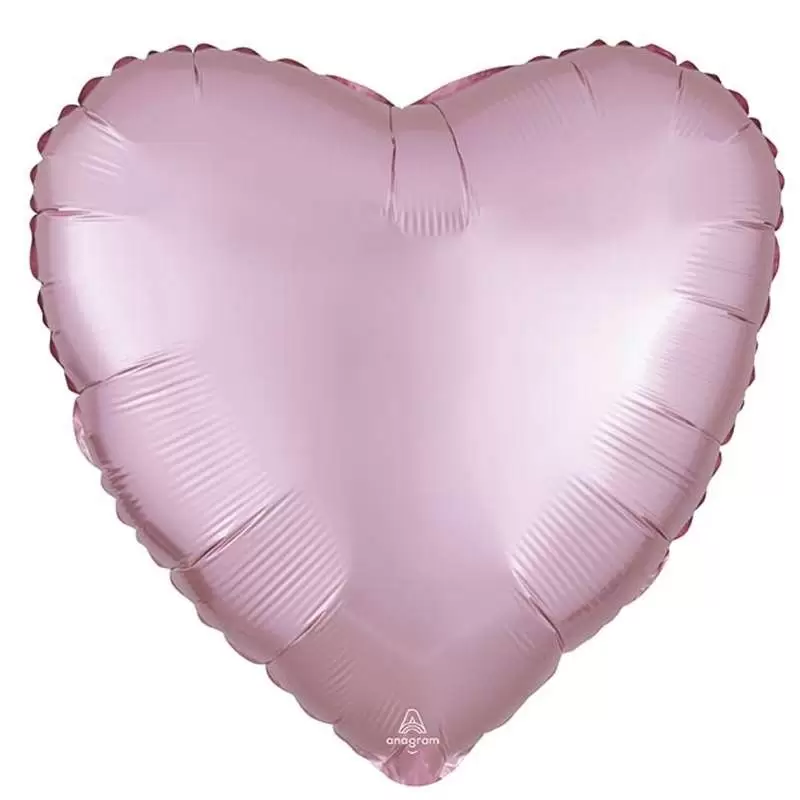 Foil cuore pastel pink